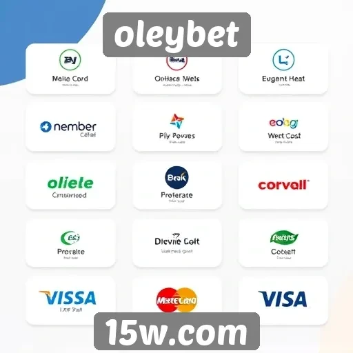 Métodos de pagamento disponíveis no Oleybet